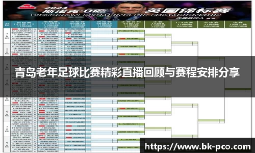 青岛老年足球比赛精彩直播回顾与赛程安排分享