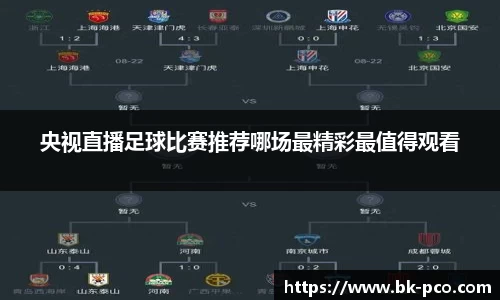 央视直播足球比赛推荐哪场最精彩最值得观看